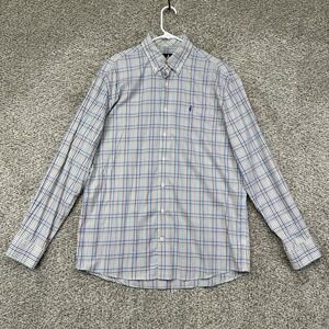 Johnnie O Prep-Formance Shirt Men's Large Check Button Up Performance Bamboo